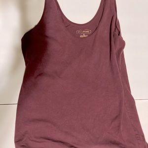 Burgundy tank top